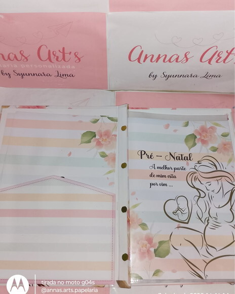 Pasta Catalogo Gestante Floral