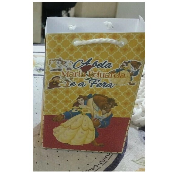 Sacolinha a Bela e a Fera 10 Unidades
