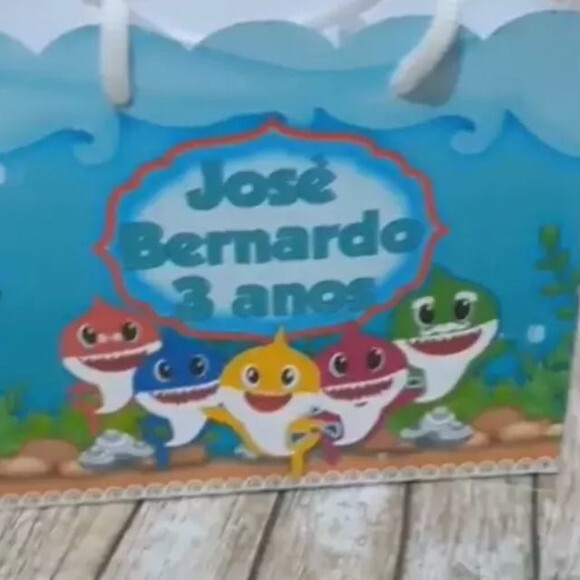 Sacolinha Baby Shark 10 Unidades