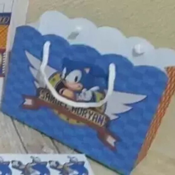 Sacolinha Sonic 10 Unidades