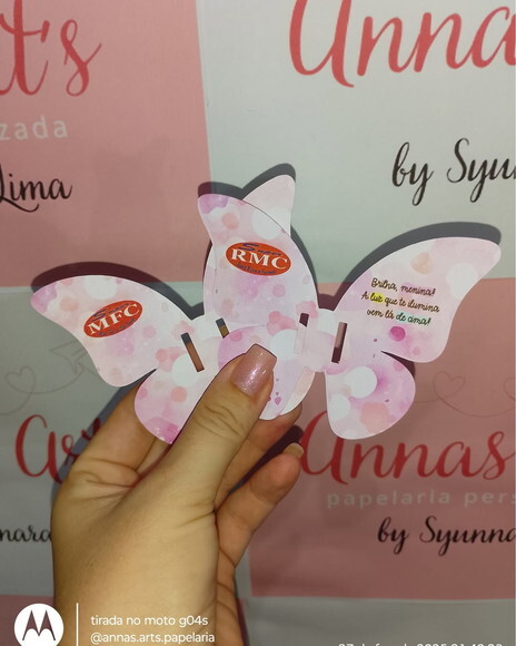 Tag para Presilha 50 Unidades Dia da Mulher