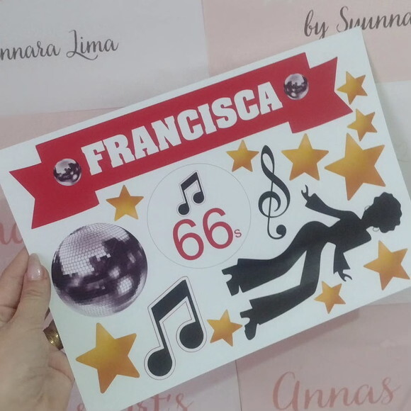 Topo de Bolo Anos 60