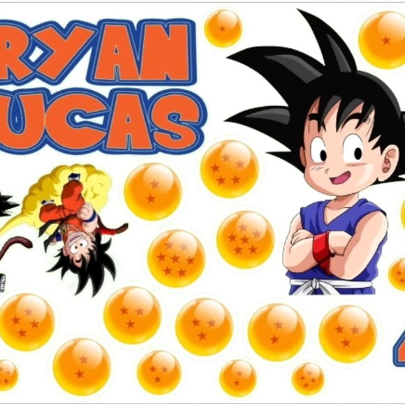 Topo de Bolo Dragon Ball Z