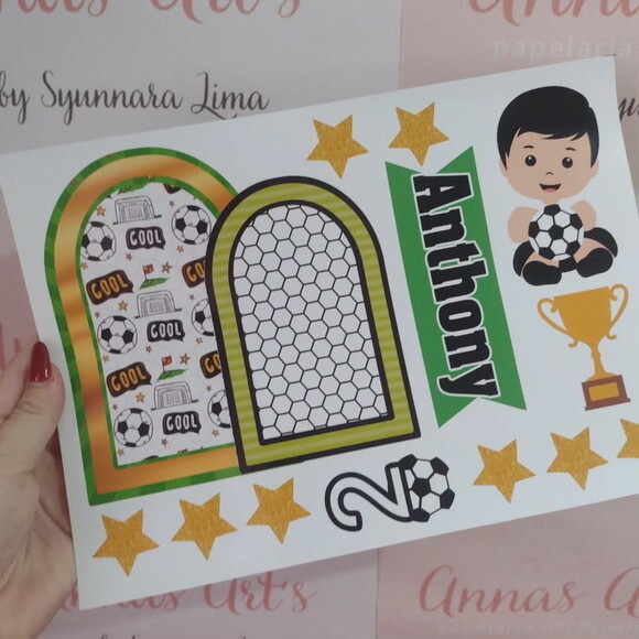 Topo de Bolo Futebol