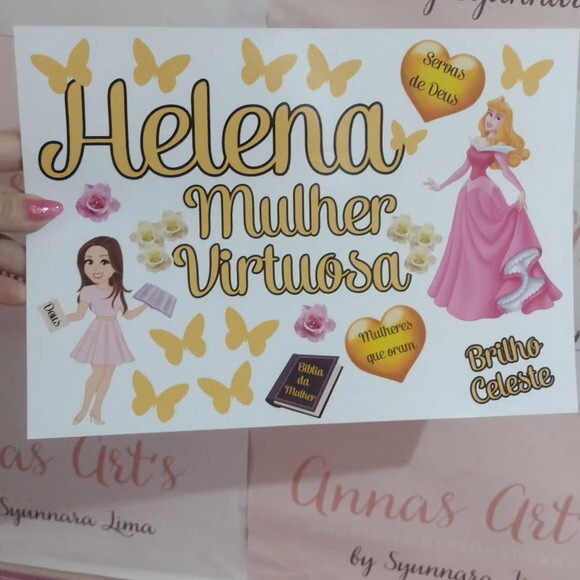 Topo de Bolo Mulher Virtuosa