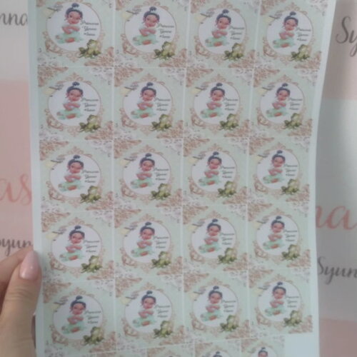 Adesivo Personalizado a Princesa e o Sapo