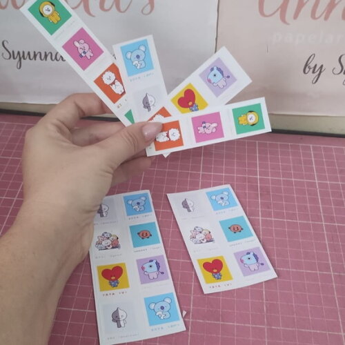 Adesivo Personalizado Bts