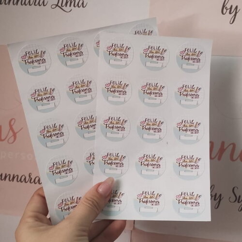 Adesivo Personalizado Dia dos Professores