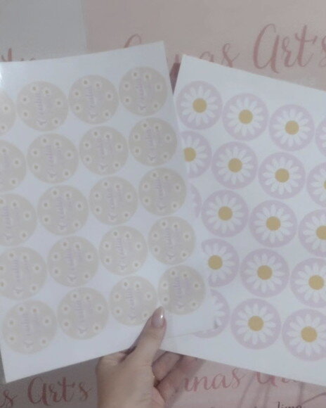 Adesivo Personalizado Margaridas Flor