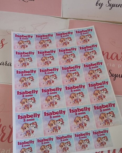 Adesivo Personalizado Patrulha Canina