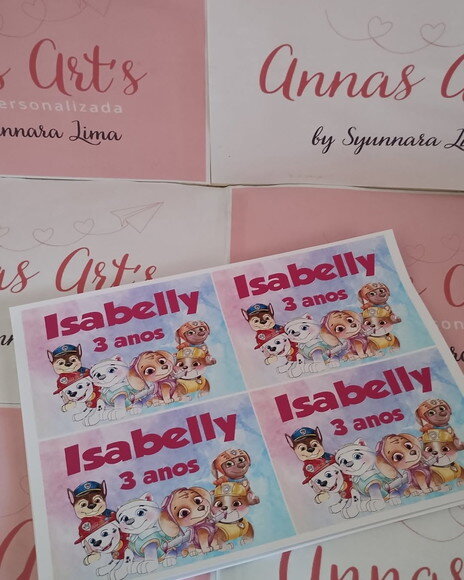 Adesivo Personalizado Patrulha Canina