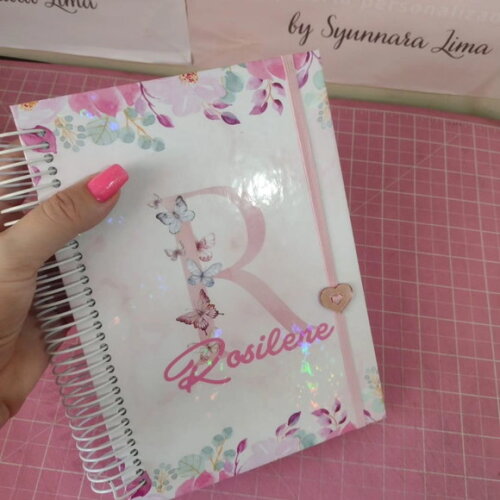 Agenda Alfabeto Floral Rose 2026