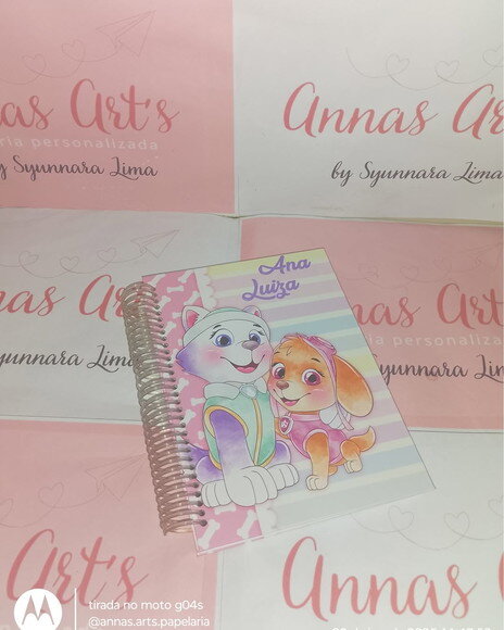 Agenda Escolar Patrulha Canina Skye e Everest 2026