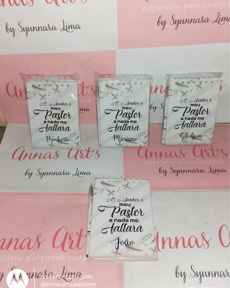 Bloco Capa Dura 10x15 com Caneta ou Lápis Folhagem Marrom