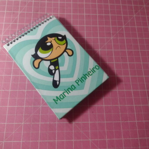 Bloco Capa Dura 10x15 Meninas Super Poderosas Docinho