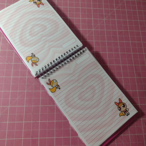 Bloco Capa Dura 10x15 Meninas Super Poderosas Florzinha