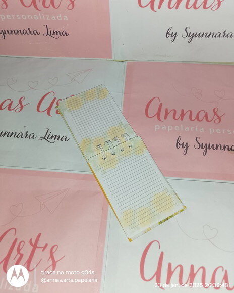 Bloco Capa Dura 8x10 Girassol