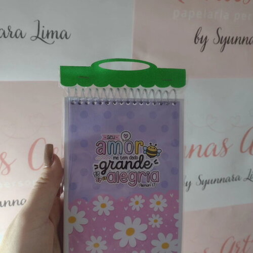 Bloco Capa Mole 10x15 Frases Motivacionais