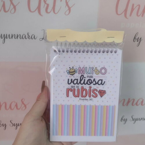 Bloco Capa Mole 10x15 Frases Motivacionais