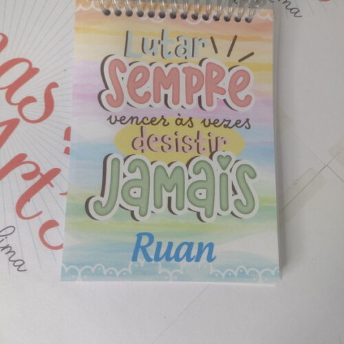 Bloco Capa Mole 10x15 Frases Motivacionais
