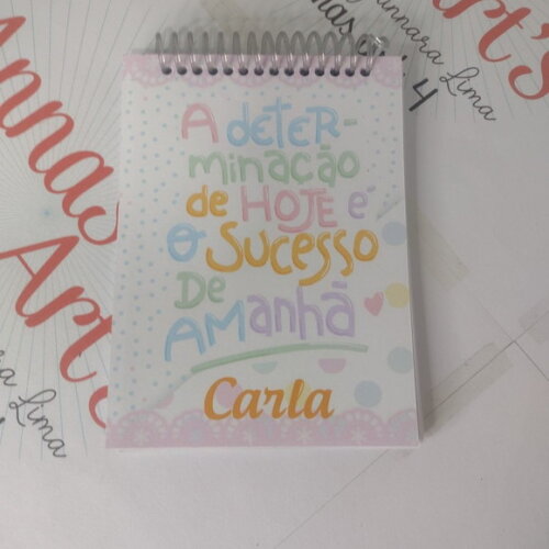 Bloco Capa Mole 10x15 Frases Motivacionais