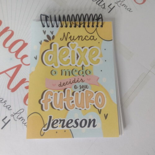 Bloco Capa Mole 10x15 Frases Motivacionais