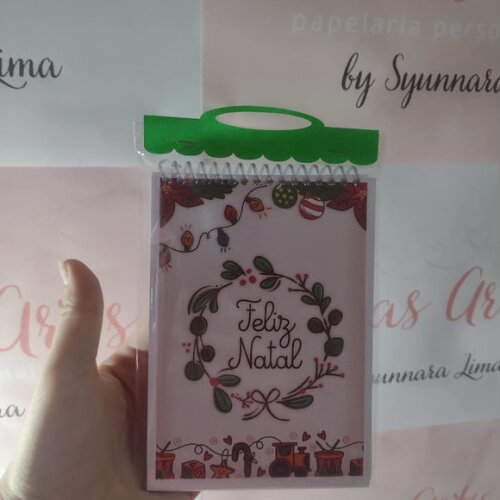 Bloco Capa Mole 10x15 Natal