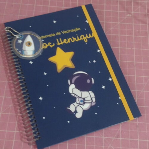Caderneta de Vacina Astronauta Menino