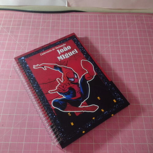 Caderneta de Vacina Homem Aranha