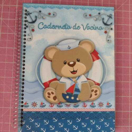 Caderneta de Vacina Urso Marinheiro