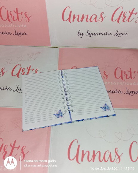 Caderno 11x15 Borboletas