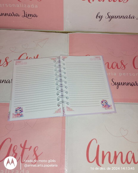 Caderno 11x15 Unicórnio