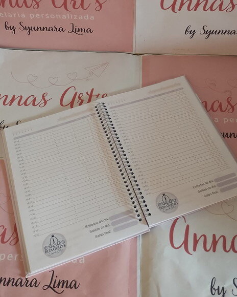 Caderno 15x21 Agendamentos com Borboletas