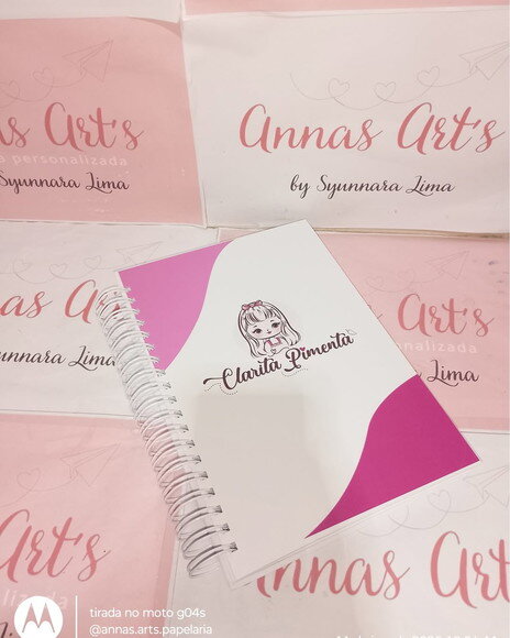 Caderno 15x21 com Logo ou Arte do Cliente