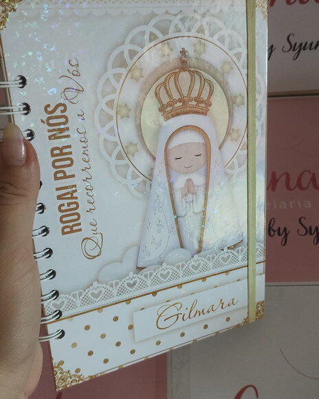 Caderno 15x21 Nossa Senhora de Fátima