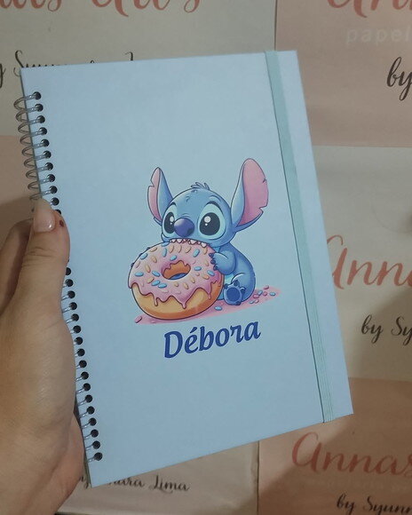 Caderno 15x21 Stitch