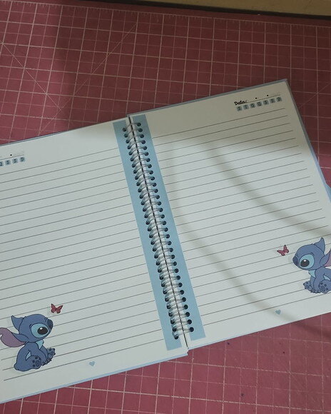 Caderno 15x21 Stitch
