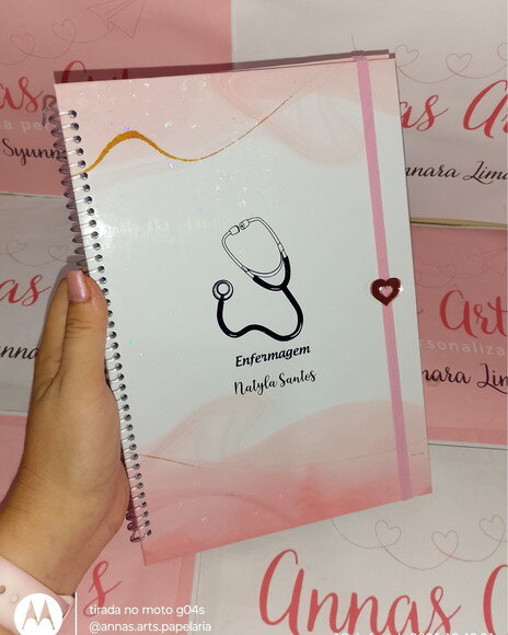 Caderno Colegial 18x26 Enfermagem
