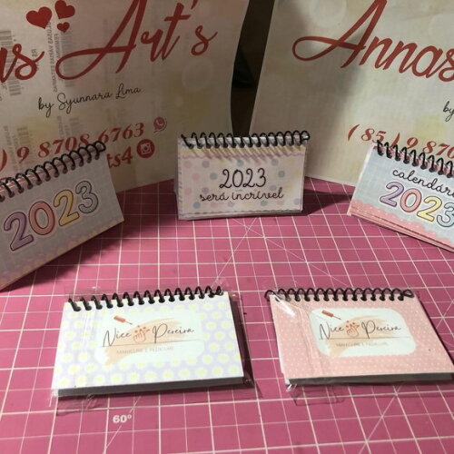 Calendário em Espíral Personalizado