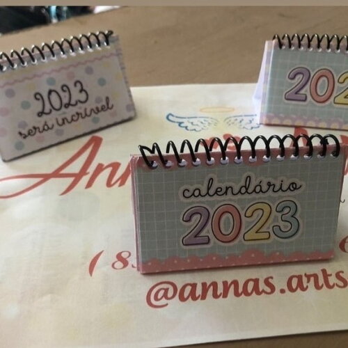 Calendário em Espíral Personalizado