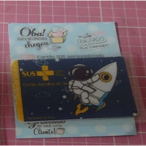Cartão do Sus Astronauta Menino