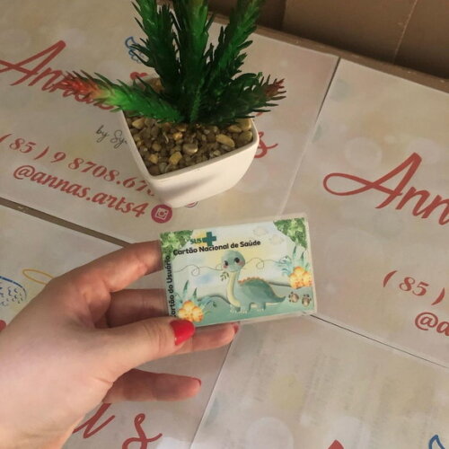 Cartão do Sus Dinossauro Baby Menino
