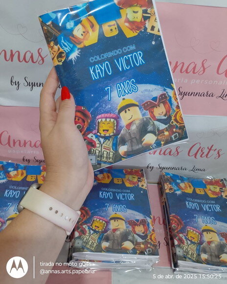 Livro de Colorir Roblox 10 Unidades