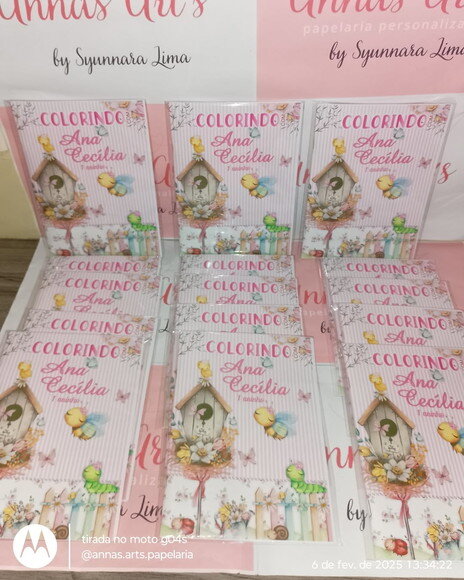 Livro de Colorir Jardim Encantado 10 Unidades