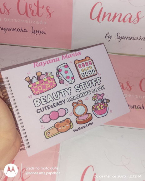 Livro de Pintura Beauty Stuff