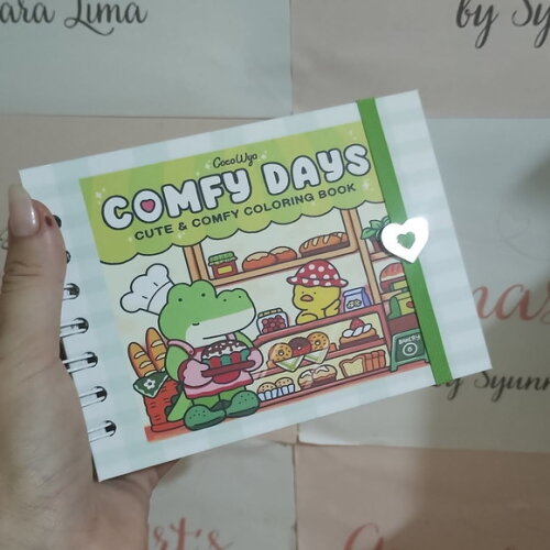 Livro de Pintura Comfy Days
