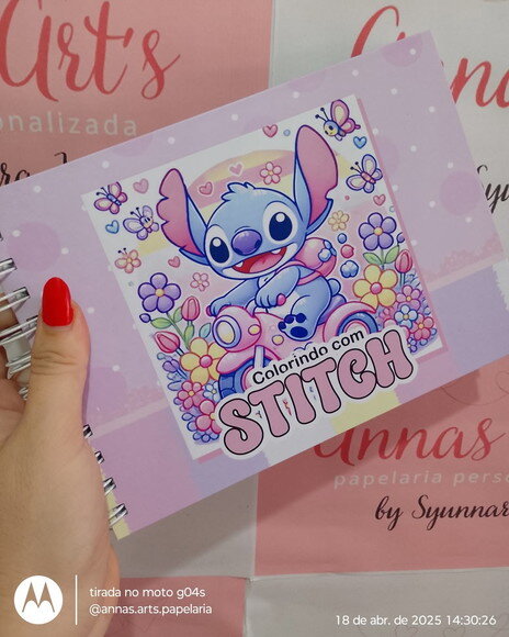 Livro de Pintura Stitch
