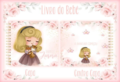 Livro do Bebe a Bela Adormecida Princesa Aurora