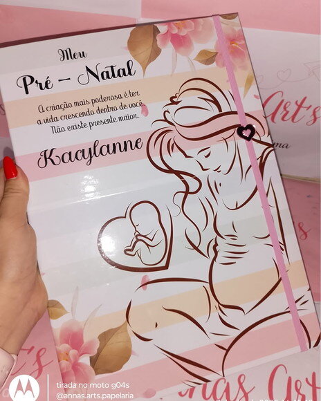 Pasta Catalogo Gestante Floral