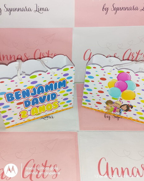 Sacolinha Cleo e Cuquin 10 Unidades